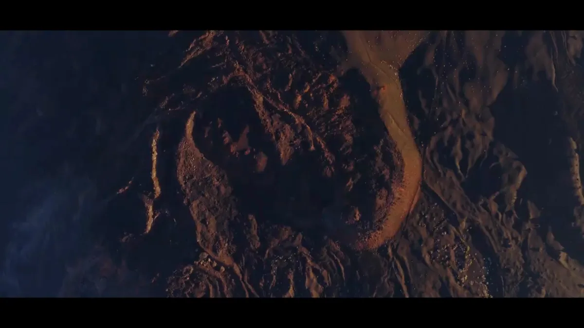 Fotograma del documental de la Ruta de los Volcanes, dron e IA 8
