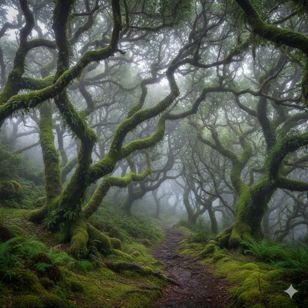 El Garoé, árbol sagrado de El Hierro, producido con IA