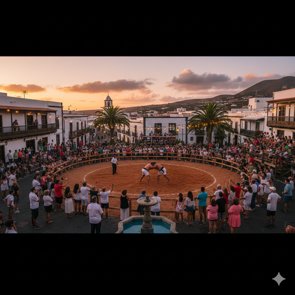 Lucha Canaria: El último agarrado