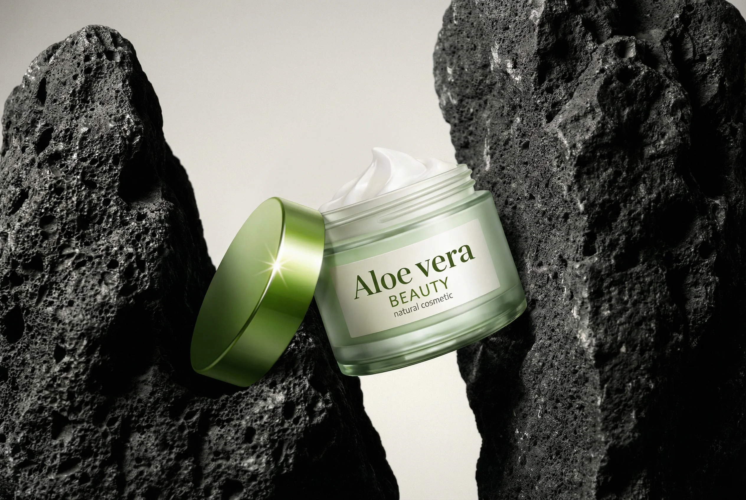 Packshot hiperrealista de producto generado con IA