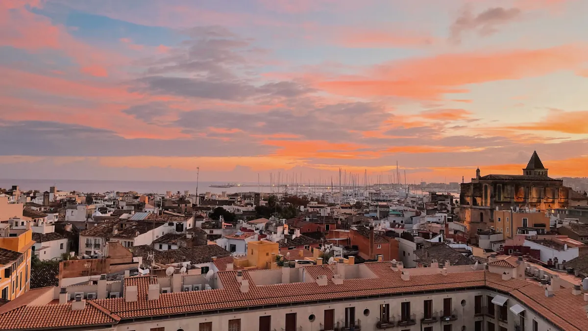 Skyline de Palma al atardecer