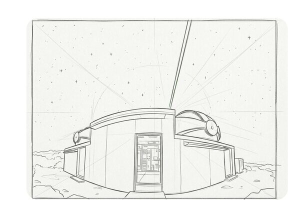 Storyboard — Haces láser nocturnos