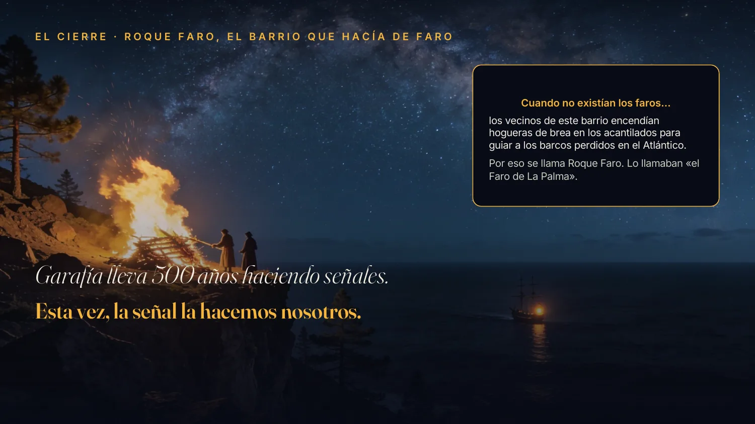 Presentación: el cierre