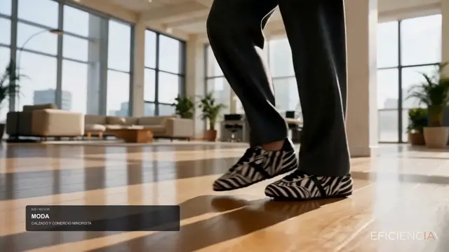 Sneaker in Bewegung, mit KI erzeugte Werbeeinstellung